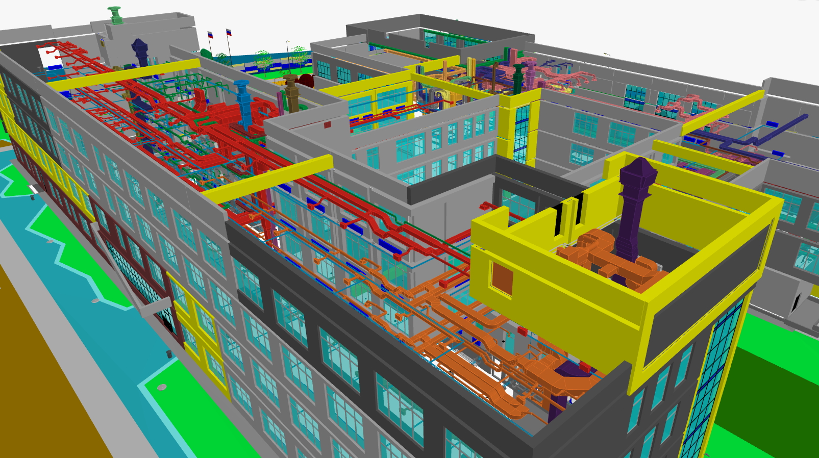 Российские BIM-технологии: проектирование внутренних инженерных систем в  Model Studio CS